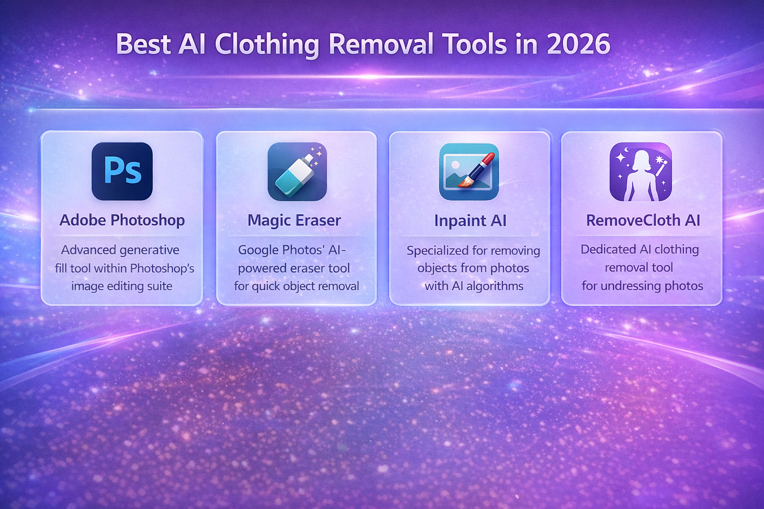 Step-by-Step: Removing Clothes from a Photo with AI visual guide and infographic