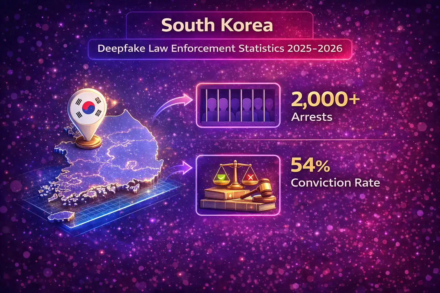 South Korea deepfake law enforcement statistics 2025-2026