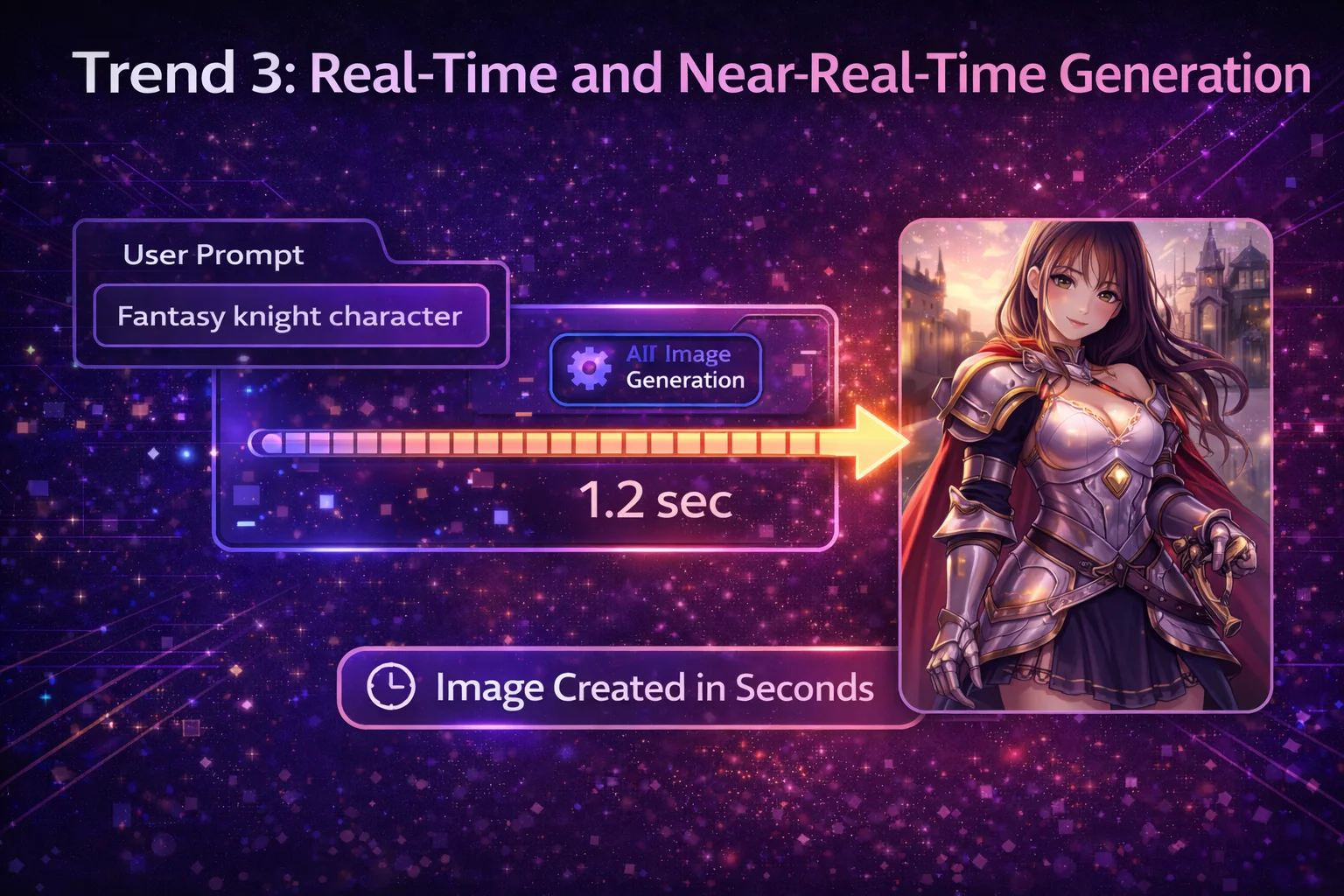 Trend 3: Real-Time and Near-Real-Time Generation visual guide and infographic