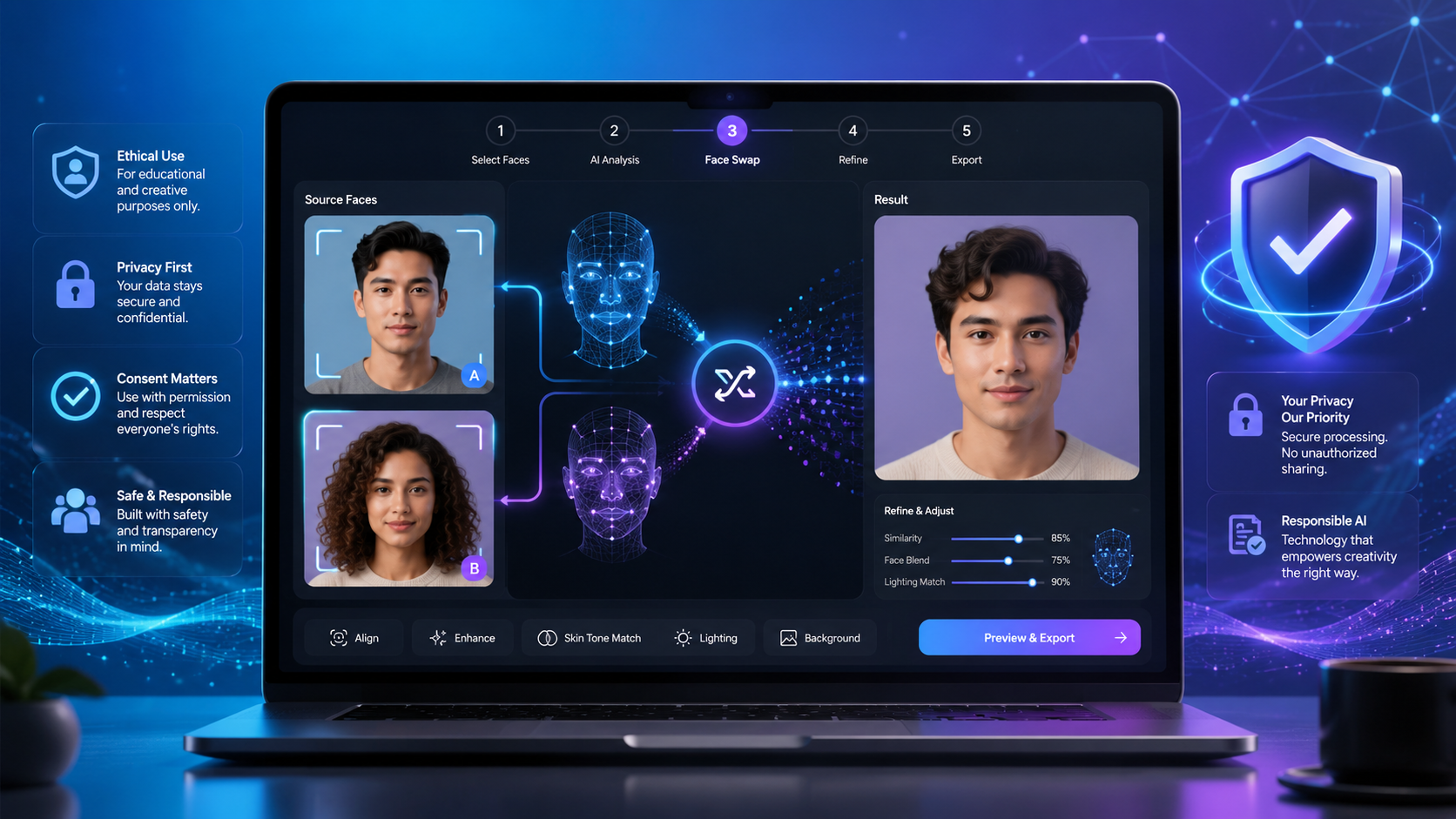 How to Use AI Face Swap for Adults: Complete 2025 Guide hero image overview
